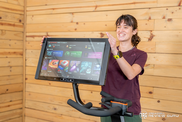 Aviron Fit Bike S - Rotating Screen