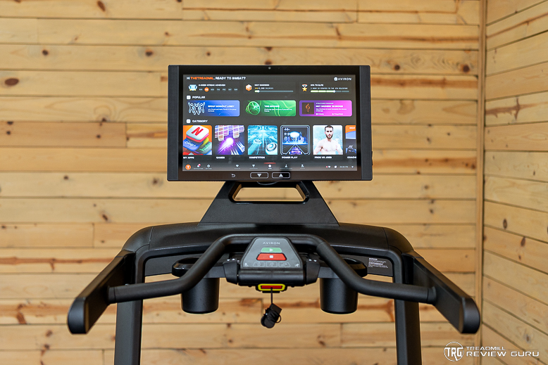 Aviron Victory Treadmill console