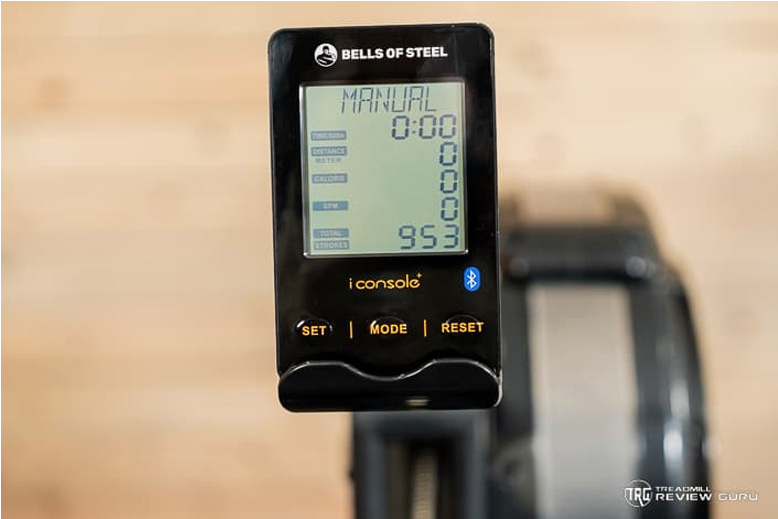 Bells of Steel Blitz Air Rower console