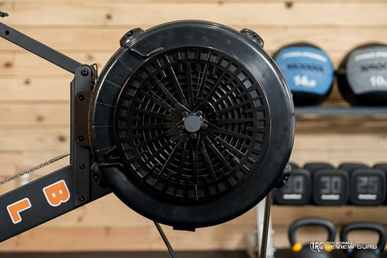 Bells of Steel Blitz Air Rower flywheel