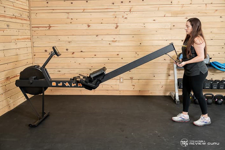 Bells of Steel Blitz Air Rower lifting and moving