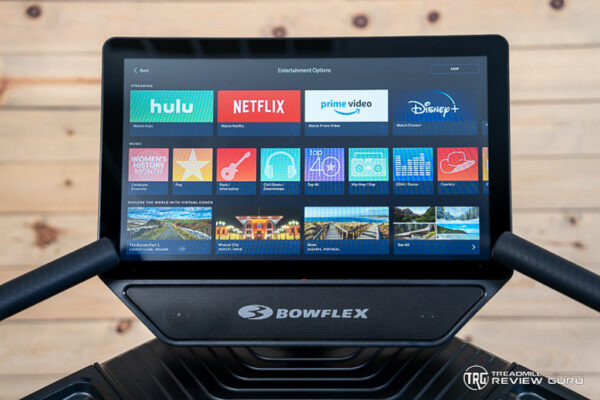 Bowflex Treadmill 10 Onboard Apps
