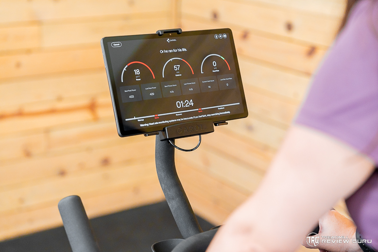 Carol Bike workout
