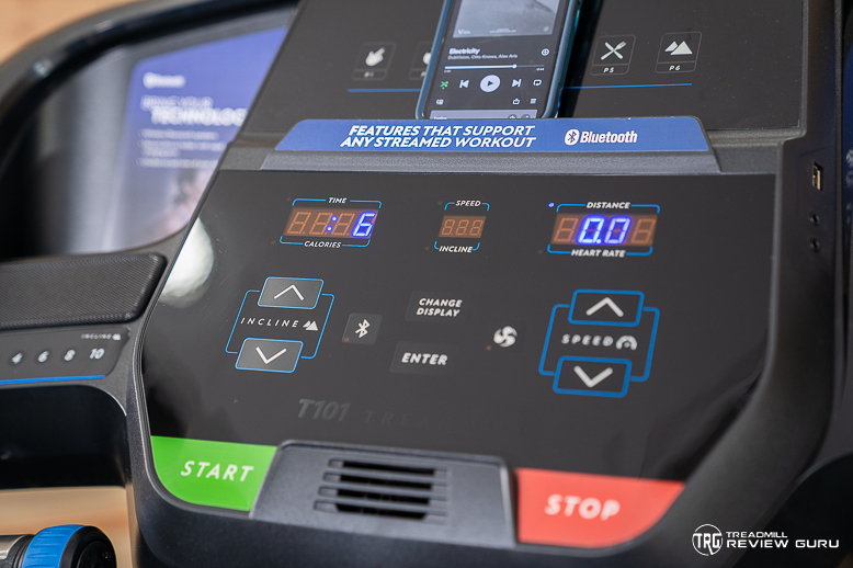 Horizon T101 - console buttons