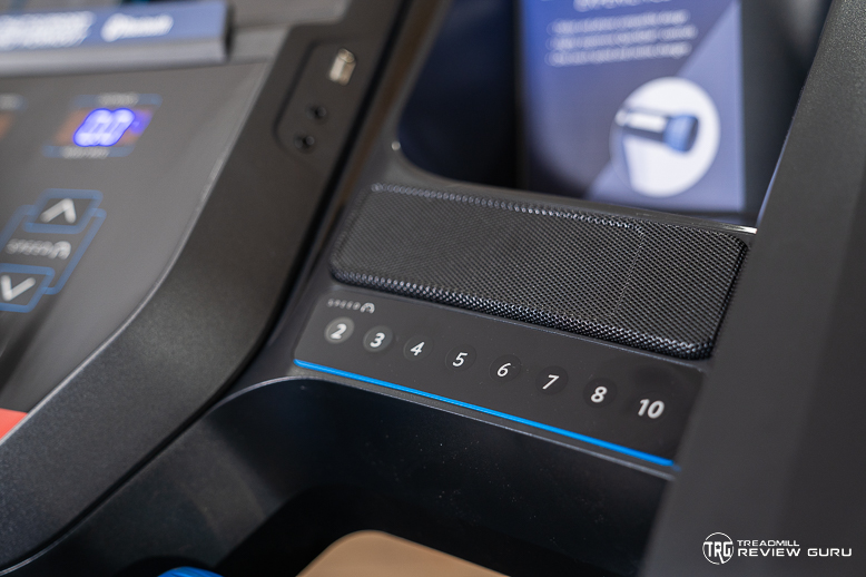 Horizon T101 - speed buttons