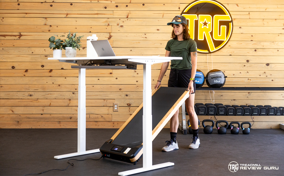 thumbnail image 2 of Goplus Under Desk Walking Pad Treadmill – 2.25HP, 0.5-4 MPH, 265 Lbs Capacity, With Remote & LED Screen 2 of 14