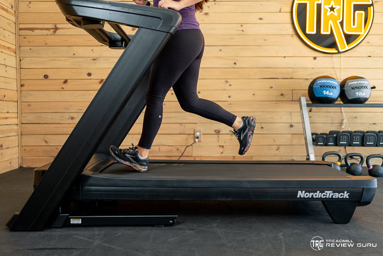 NordicTrack 1750 Running Feet On Deck