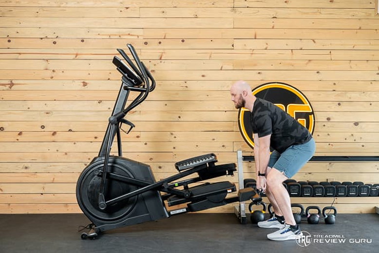 NordicTrack AirGlide 14i lifting and moving