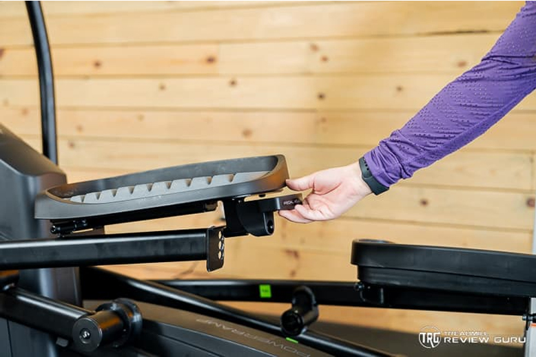 NordicTrack AirGlide 14i pedal adjustment