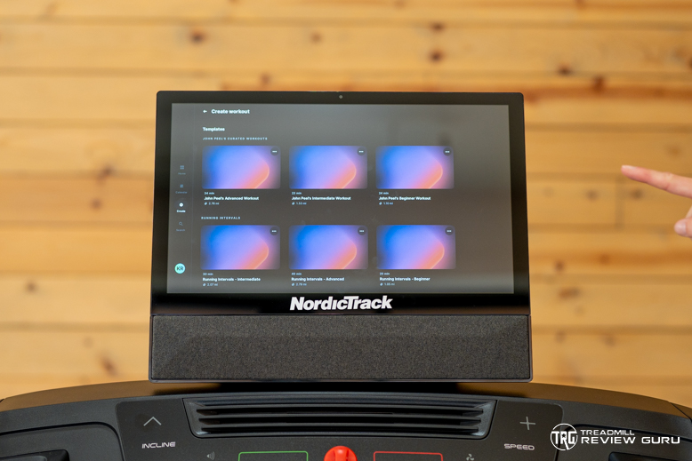 NordicTrack T Series 16 - Templates