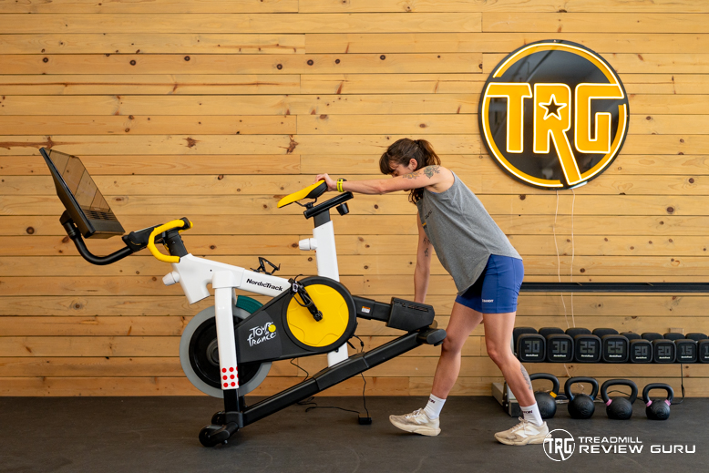 NordicTrack Tour de France Bike - moving