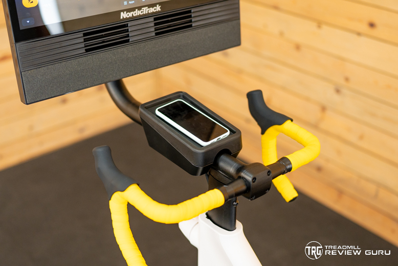 NordicTrack Tour de France Bike - phone holder