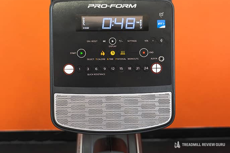 ProForm 750R console