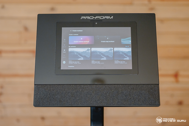ProForm Carbon Pro 10 Create Workouts