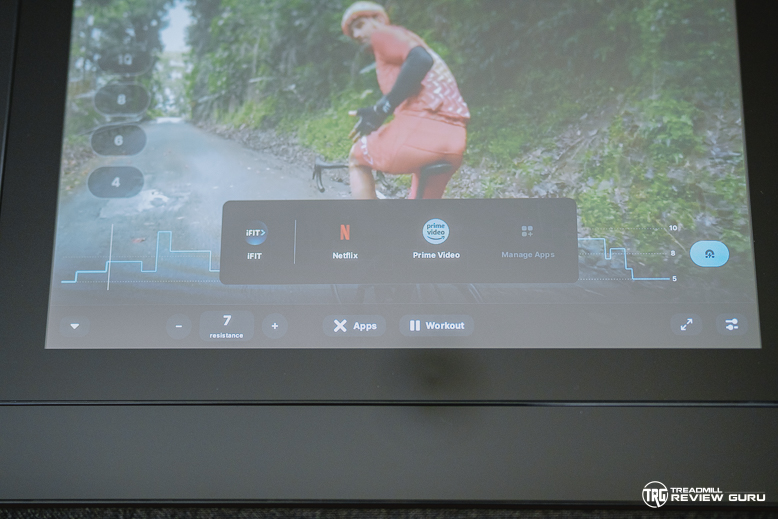 ProForm Carbon Pro 10 Netflix and Apps
