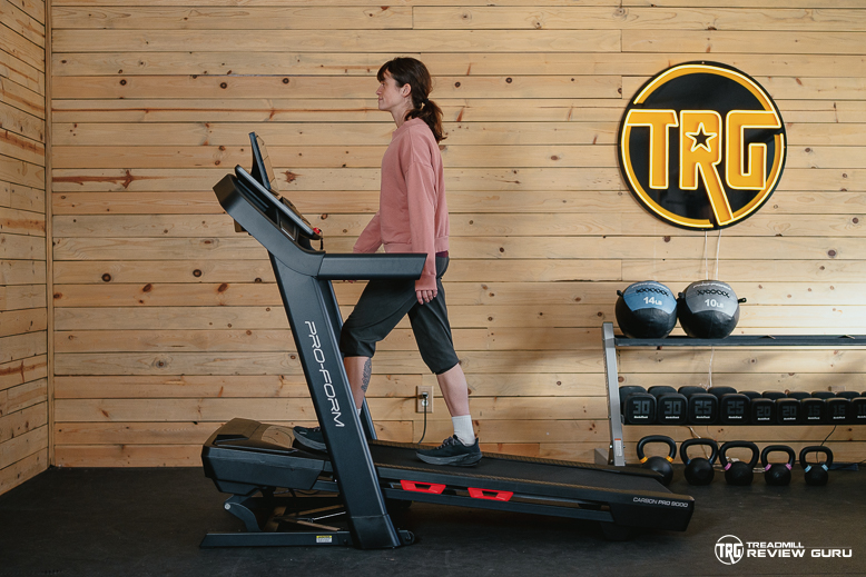 ProForm Carbon Pro 9000 - incline walking