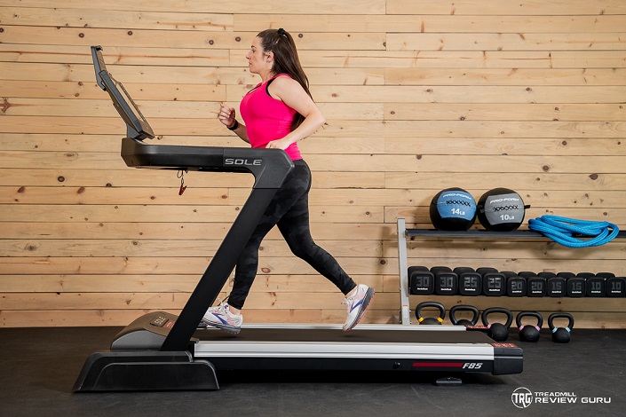 Sole F85 Treadmill Running